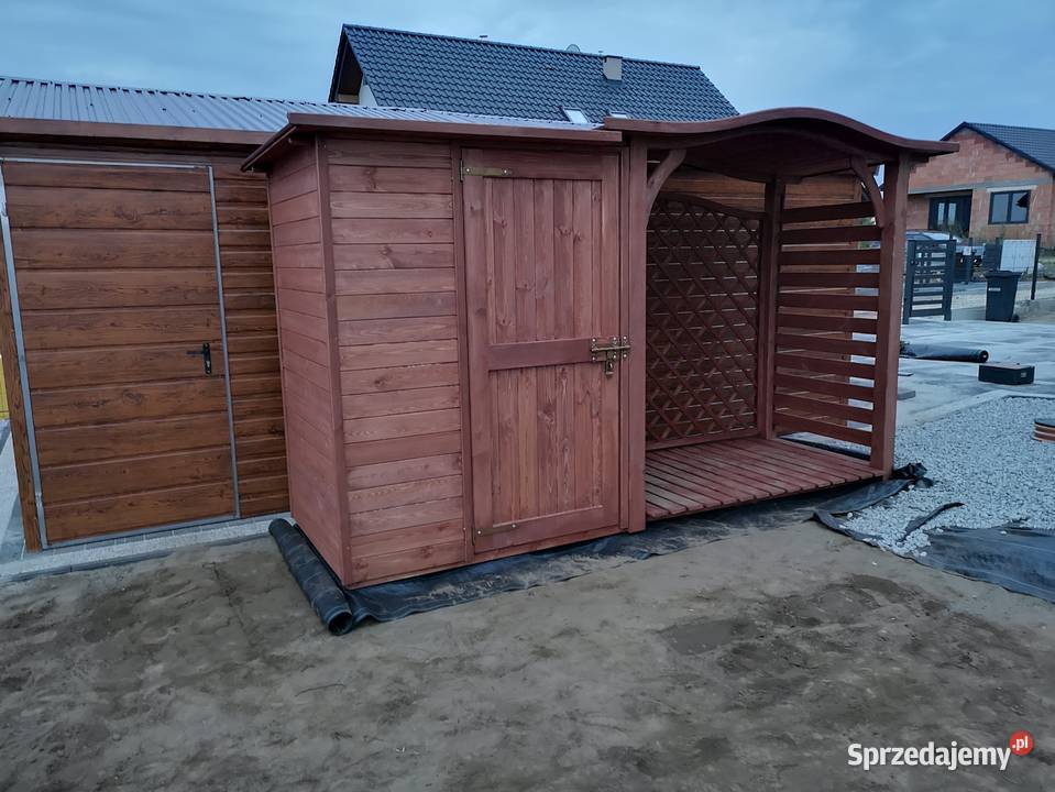 Drewutnia fala 2 x 11m domek narzędziowy 15 x Kalety