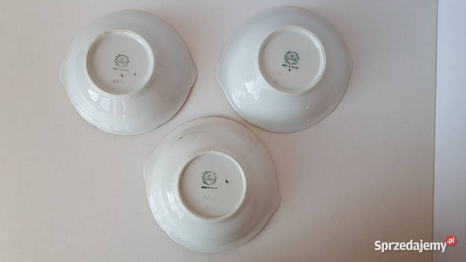 Porcelanowe miseczki Owoce miseczka x3 Chodzież Porcelana i szkło Dąbrowa Górnicza sprzedam
