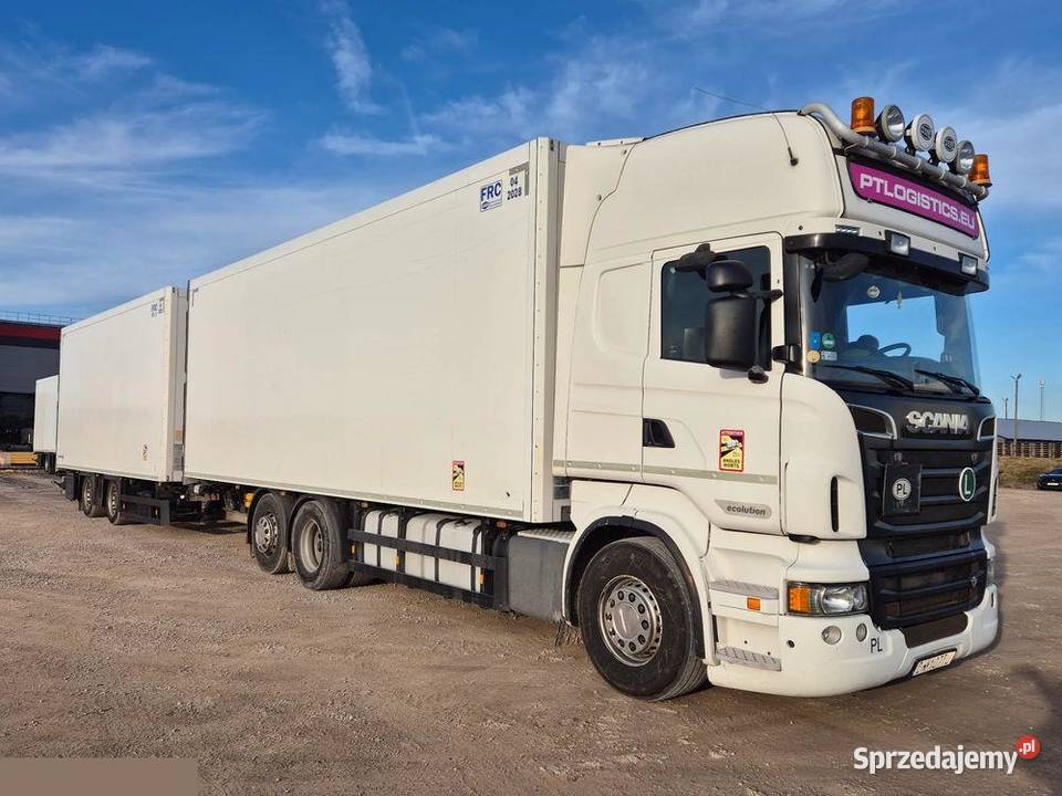 Scania R560 V8 SALON CHŁODNIA SCHMITZ WINDA Czerniewice sprzedam