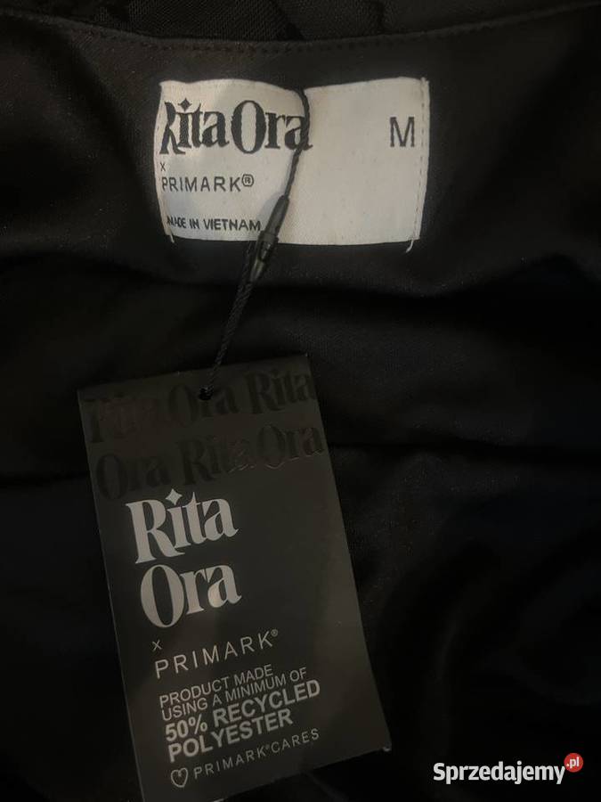 Rita ora primark sukienka mala czarna tłoczenia Rozmiar 38(M) Choszczno