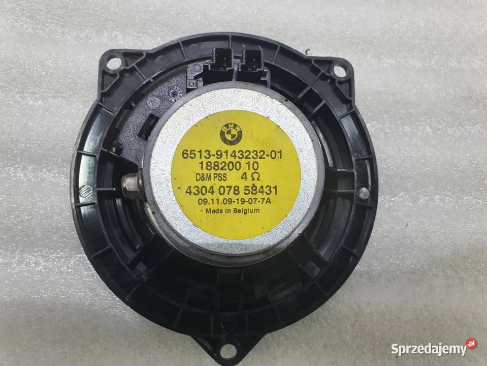 GŁOŚNIK ŚREDNIOTONOWY BMW SERIA 1 3 5 9143232 Części samochodowe