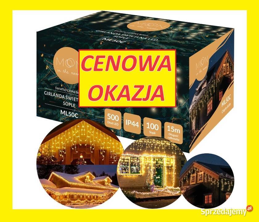 SOPLE FLASH LED LAMPKI ZEWNĘTRZNE 15 METRÓW Warszawa