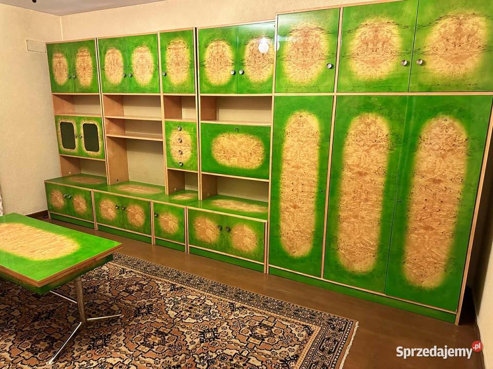 Unikatowa meblościanka prl Grudziądz