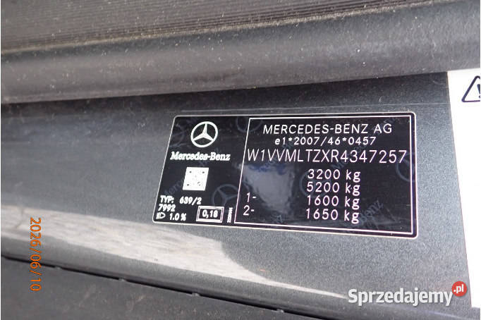 MERCEDESBENZ V 250 D 4MATIC 2023 195000 ccm 190 diesel Warszawa
