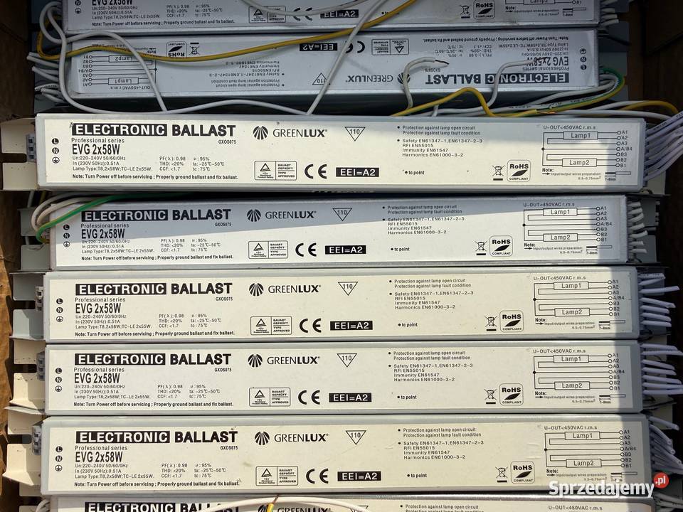 STATECZNIK ELECTRONIC BALLAST EVG T8 2 X 58 Pozostałe Chwaszczyno