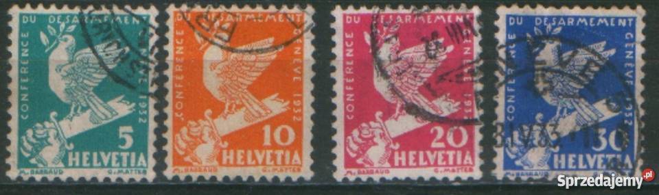 Zn Szwajcaria Mi 250 3 kas 1932 Kolekcje Gliwice