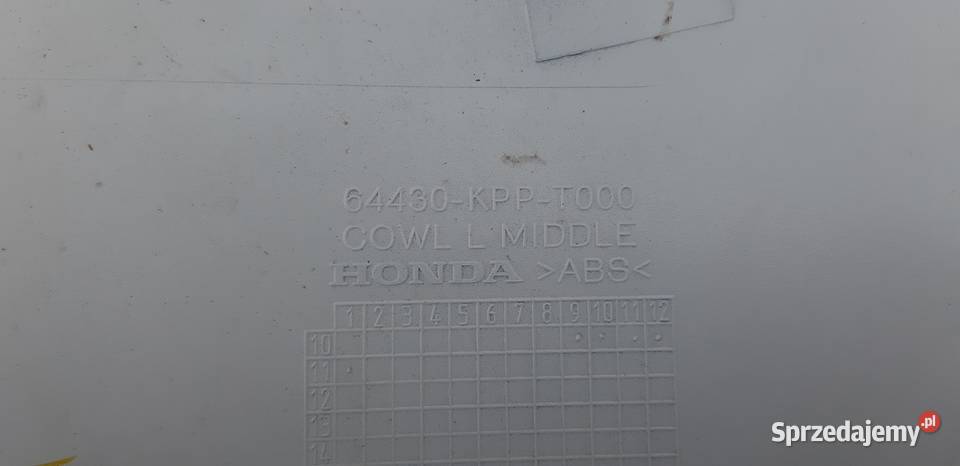 HONDA CBR 125 250 JC50 OWIEWKA BOCZEK LEWY Trzciel