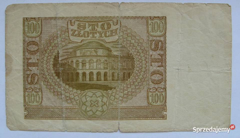 100 złotych 1940 zestaw 3 Dąbrowa Górnicza sprzedam