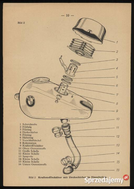 BMW R75 Instrukcja obsługi Katalog części Lębork