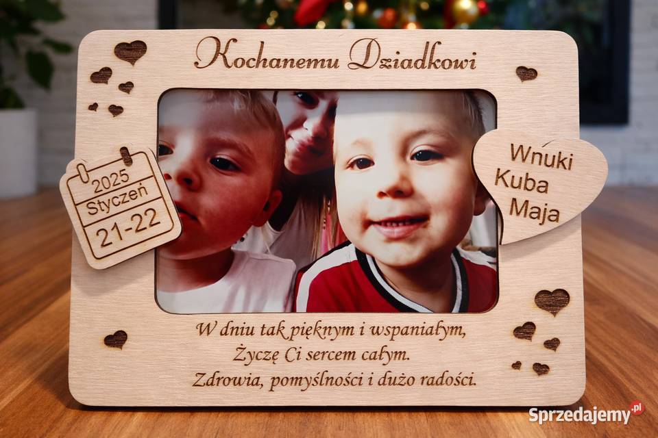 Personalizowana Drewniana Ramka na Zdjecie na Ramki i ramy Gorzów Wielkopolski