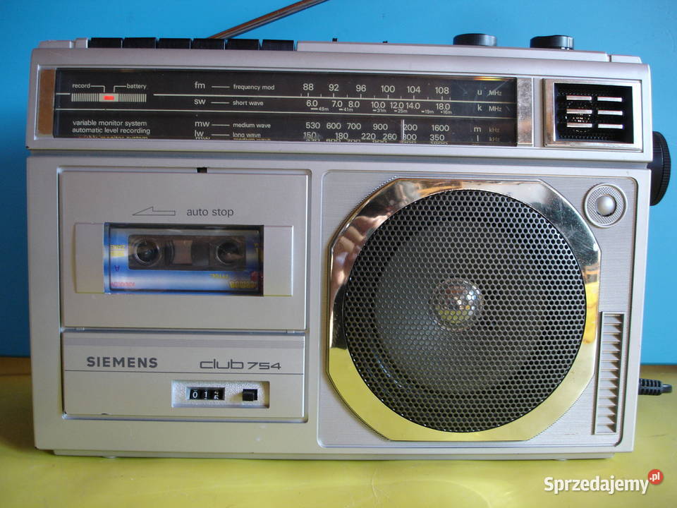 Radiomagnetofon SIEMENS CLUB 754