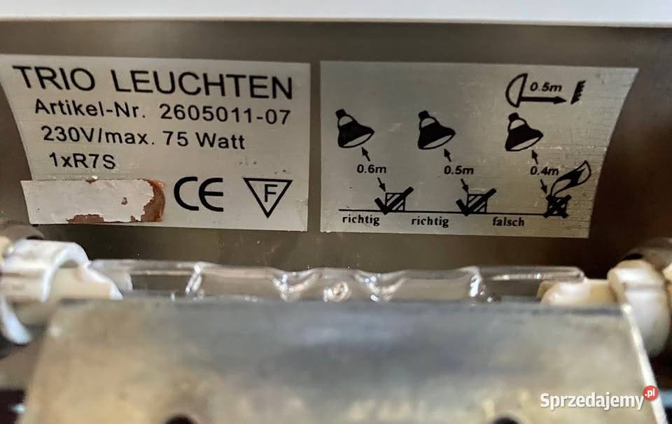 Kinkiet metalowy satyna Trio Leuchten Warszawa