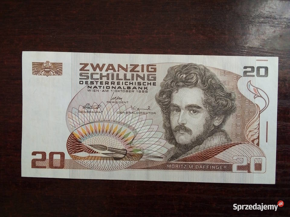 Banknot 20 szylingów Austria