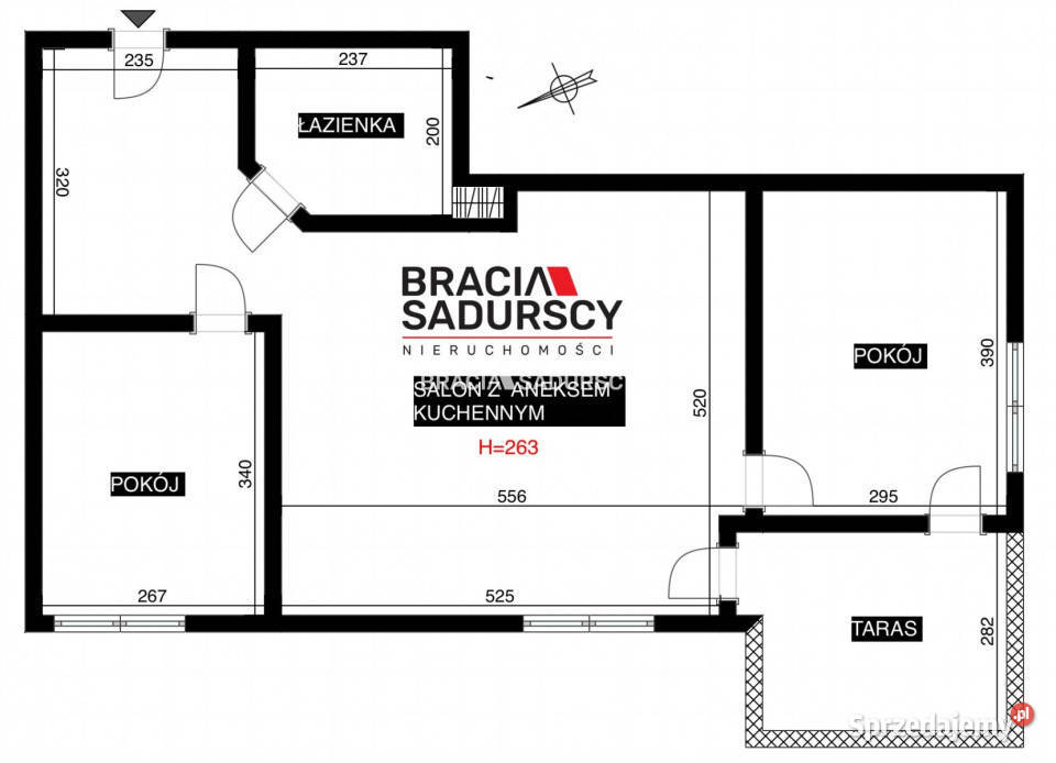Do sprzedaży mieszkanie 6106m2 3 pokojowe Kraków własność Nieruchomości