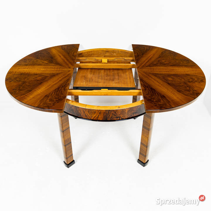 Okrągły Stół Art Deco Modernizm Lata 50 Vintage Swarzędz