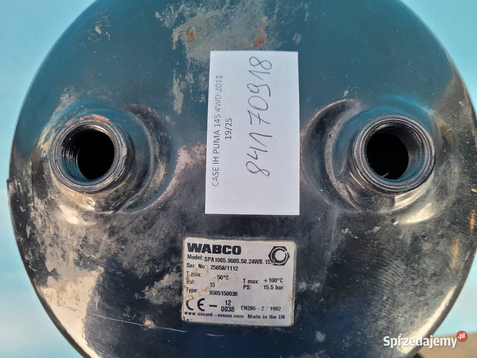 CASE IH PUMA 145 12r ZBIORNIK POWIETRZA 84170918 Kolno