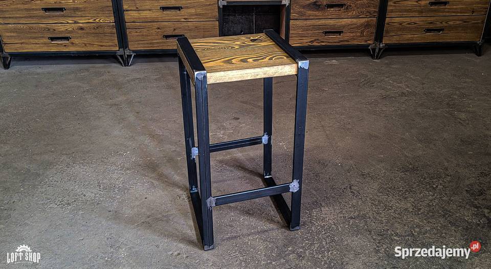 Hoker industrialny loftowy ROOTS krzesło LOFT Wrocław