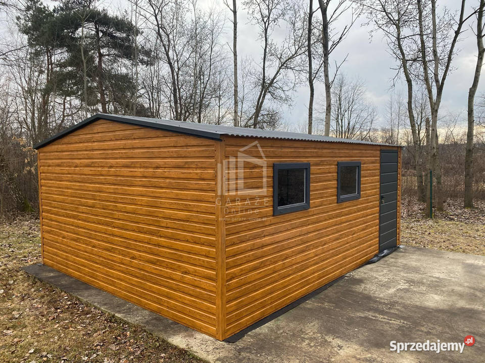 Schowek Domek Ogrodowy 5x6m drzwi 2x okno dach Domki narzędziowe Mysłowice