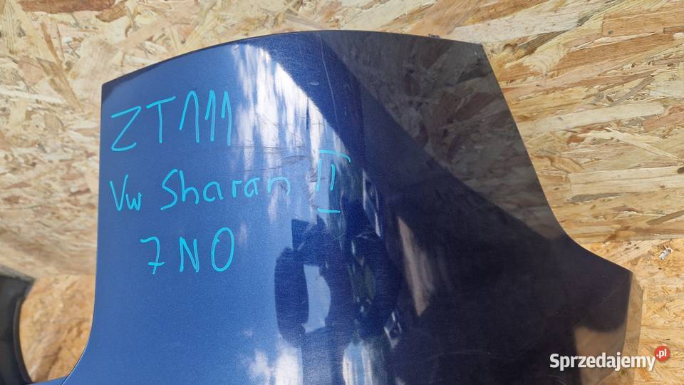 VW SHARAN 2 II ZDERZAK TYLNY TYŁ 7N0807421