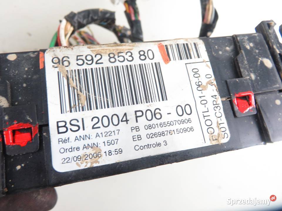 BSI PEUGEOT 207 9659285380 sprzedam