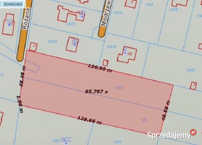 Działka Budowlana 6600 m2 Różanej Syców