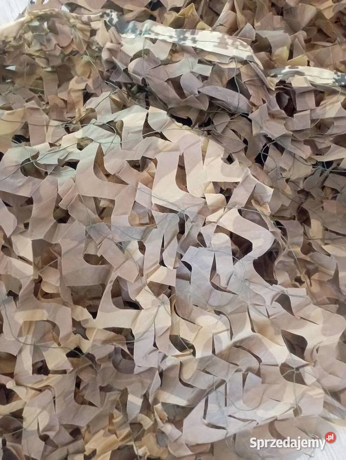 siatka maskująca 6x4 nowa bezowa Częstochowa sprzedam