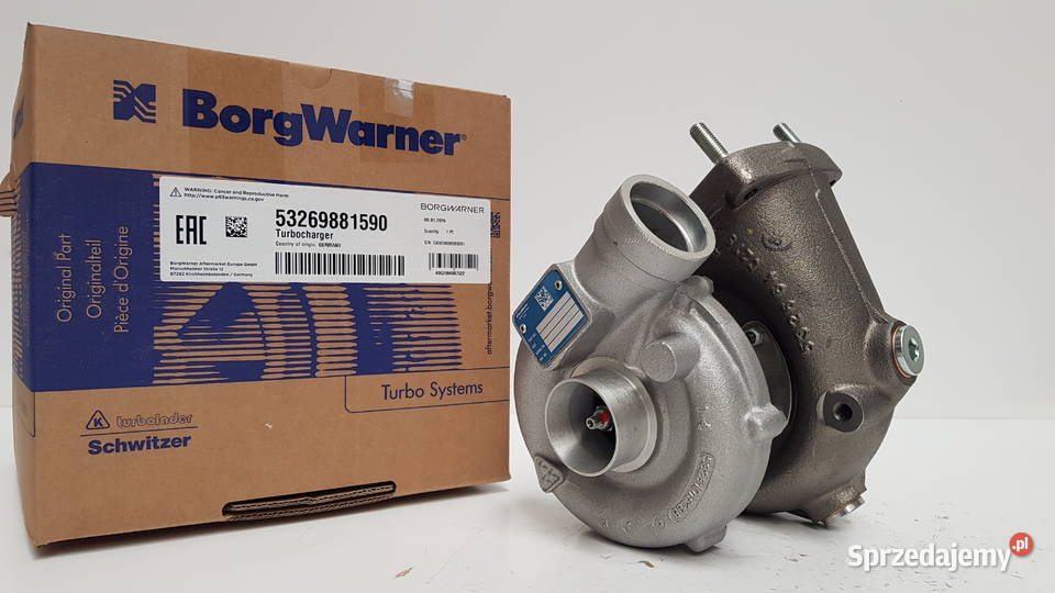 Nowa turbosprężarka BorgWarner 53269881590 Turbosprężarki Siedlce