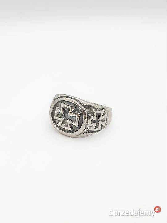 Nowy srebrny sygnet pr 925 1324g Rozmiar 25 Elbląg