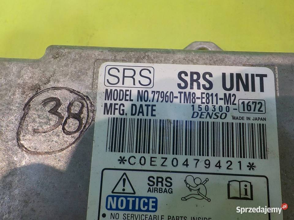 HONDA INSIGHT II 13 IMA 10r 5D sensor modul Suków