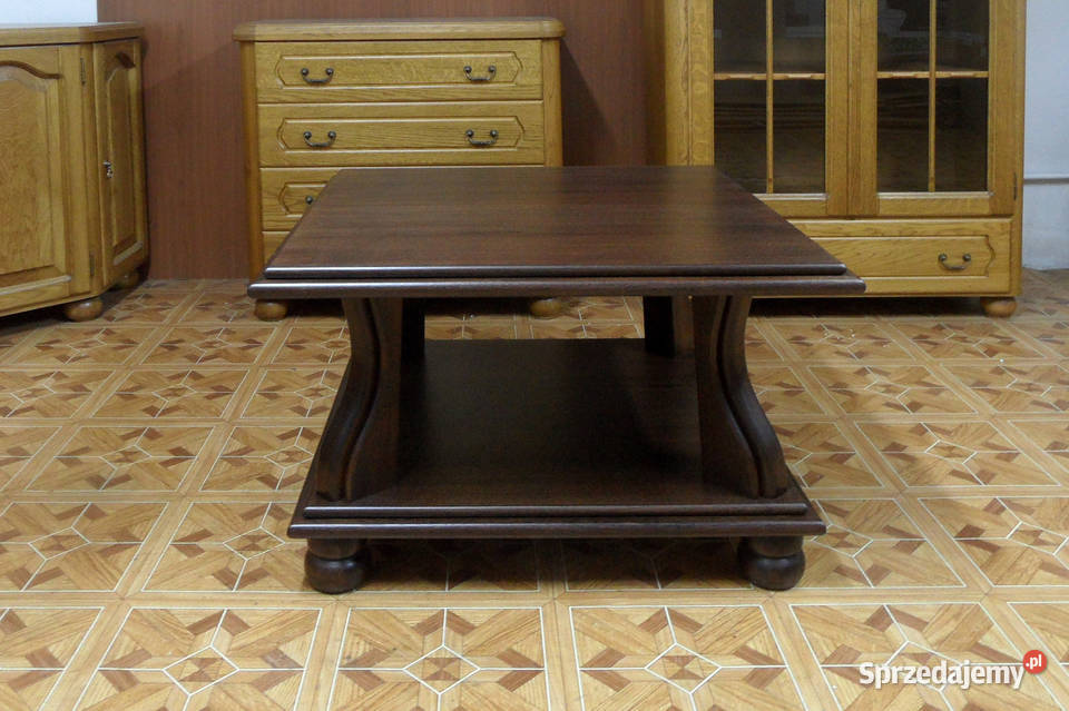 Ława dębowa kwadratowa Stoły, krzesła, biurka Maków Podhalański