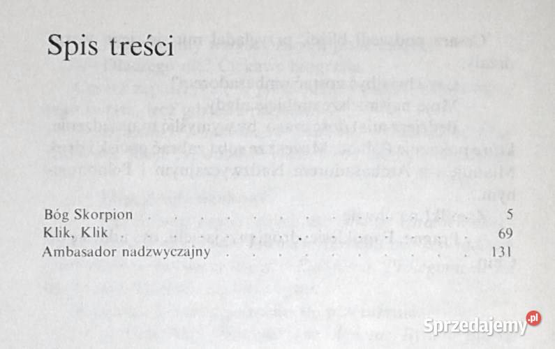 Bóg Skorpion William Golding Rok wydania 1988 Chełm sprzedam