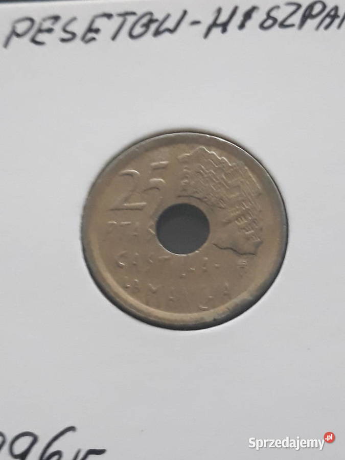 25 Pesetów Hiszpania 1996 r Konin sprzedam