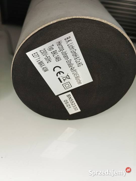 BKLicht betonowa lampa stołowa Trzcianka