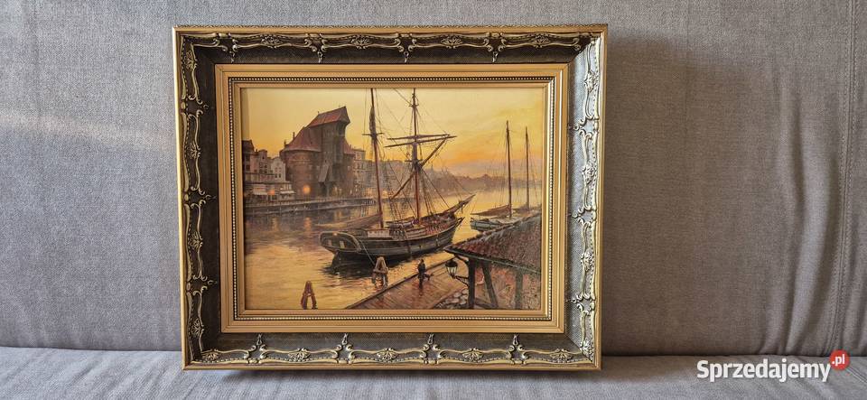 Obraz Mirosław Szeib Nokturn Gdański 2009 Częstochowa