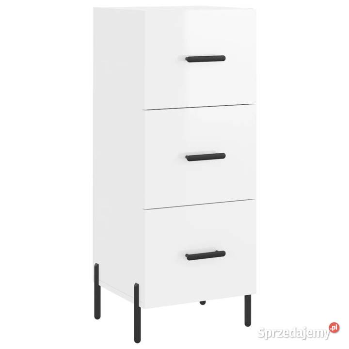 Szafka biała połysk 345x34x90 materiał
