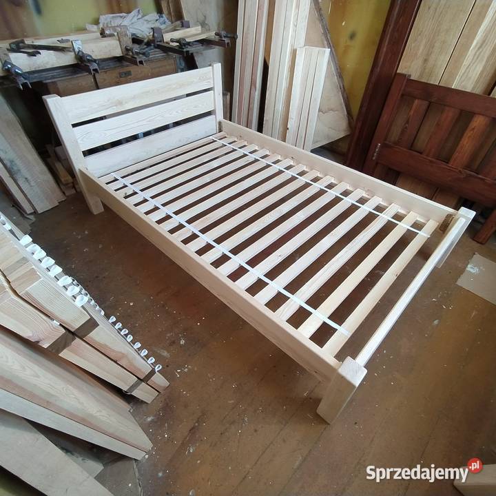 Łóżko 160x200 sosnowe nowe na zamówienie Łóżka, wersalki i sofy Nisko