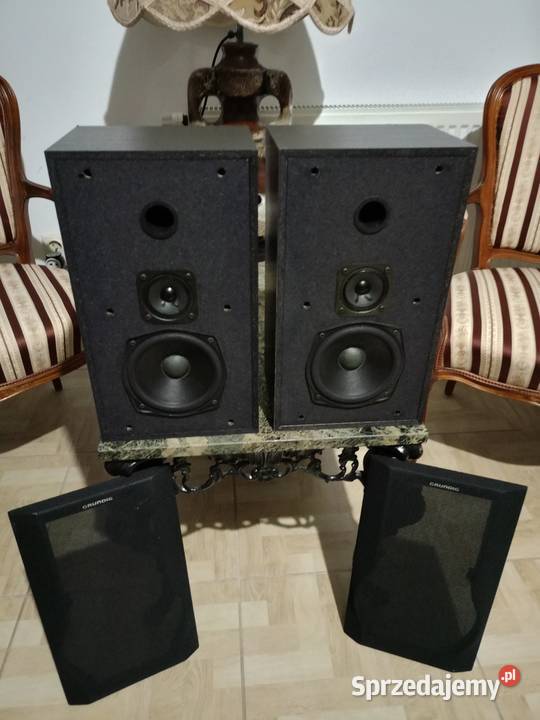 Kolumny GRUNDIG 80 Watt 6 Ohm Vintage Drawski Młyn