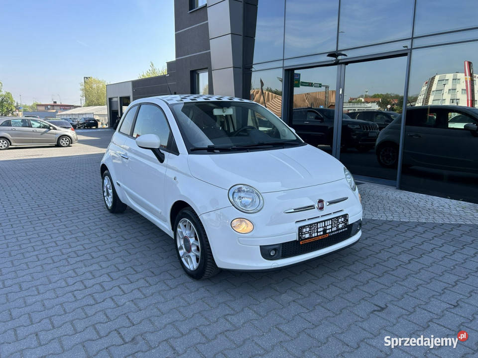 Fiat 500 klima centralny zamek el szyby lusterka komputer pokładowy śląskie Żory