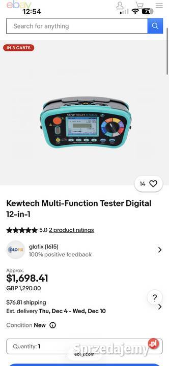 Wielofunkcyjny miernik instalacji elektrycznej Police