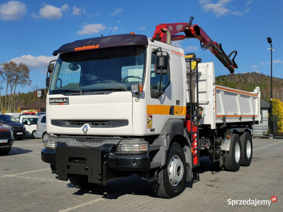 Renault Kerax 26370 6x4 Mocny HDS FASSI F110 Bez Samochody ciężarowe Widełki sprzedam