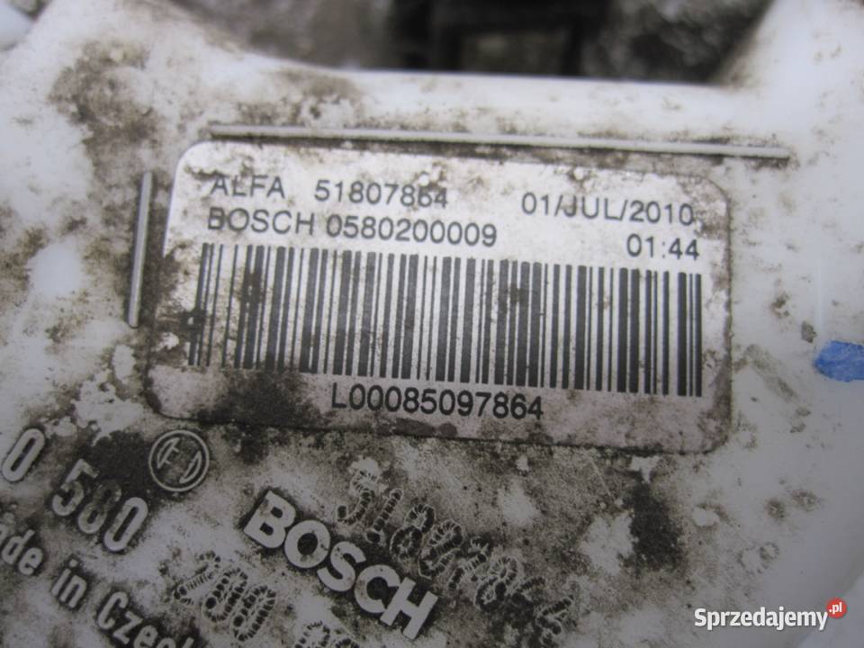 GIULIETTA LIFT 14r pompa paliwa 0580200009 Pompy paliwa Kielce