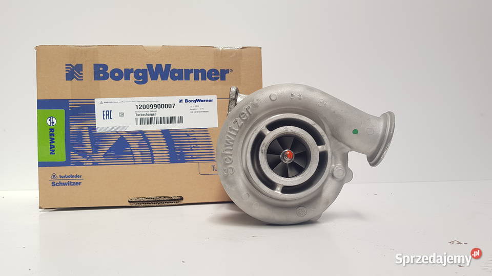 Turbosprężarka BorgWarner KKK Reman 12009900007 Siedlce