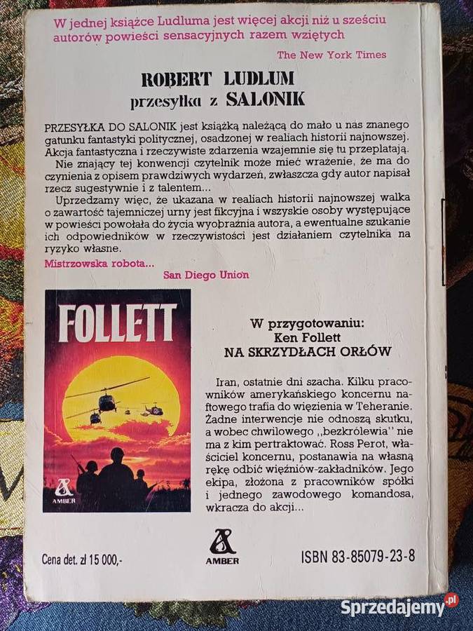 z Salonik Robert Ludlum Kraków sprzedam