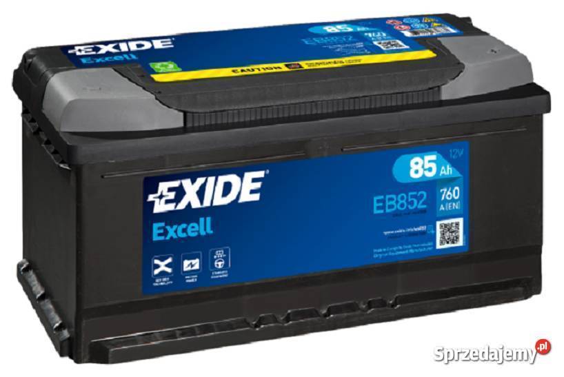 Akumulator Exide Excell 85Ah 760A Włocławek
