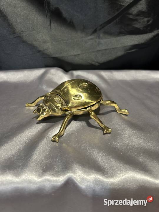 Biedronka z mosiądzu popielniczka Figurki i rzeźby Kozy sprzedam