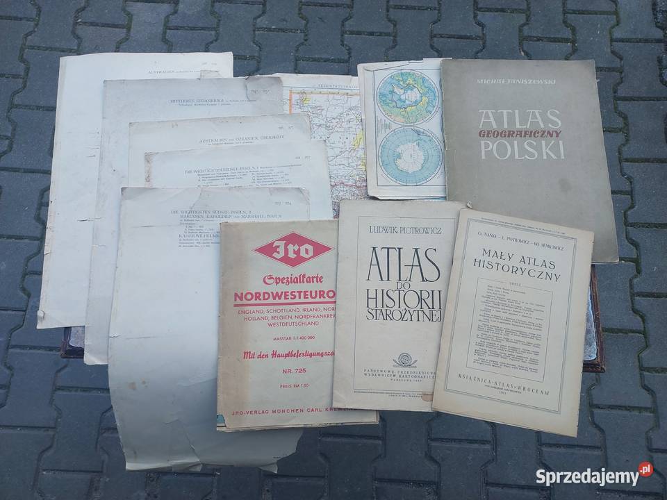 Stare mapy atlasy przedwojenne i powojenne Tczew