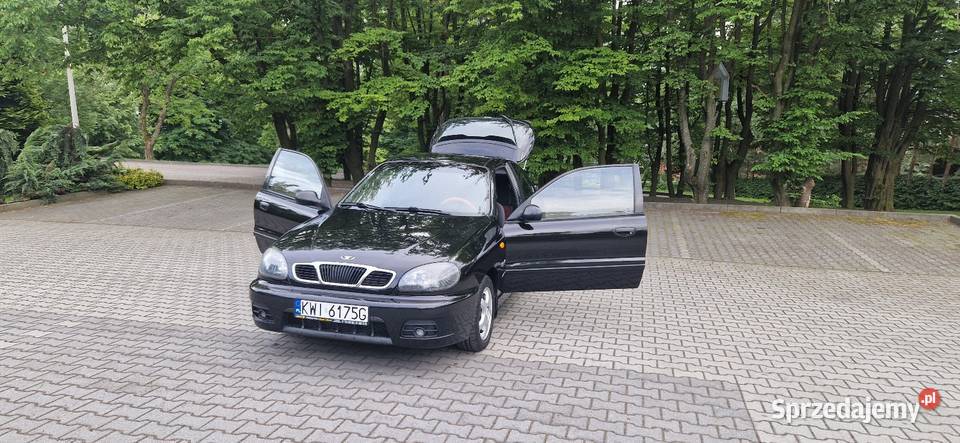 Daewoo Lanos 16 Sport orginał 1 z 200 sztuk welurowa tapicerka Łódź
