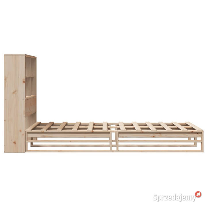 Łóżko z regałem bez materaca lite drewno 90x200 Warszawa