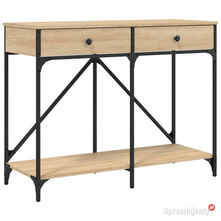 Stolik konsolowy dąb sonoma 100x39x785 WM835485 mazowieckie