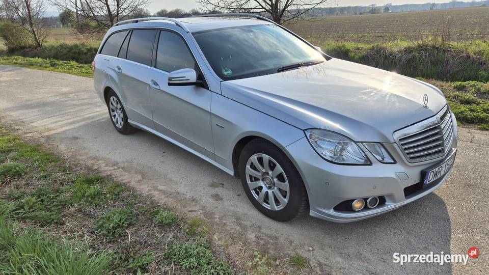 Mercedes W212 doinwestowany czytaj opis srebrny Kąty Wrocławskie